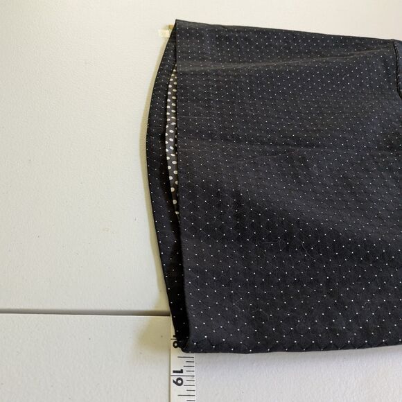 Express Design Studio Polka Dot Mini Skirt Black A-Line Lined Size 4 NWT - Picture 11 of 11